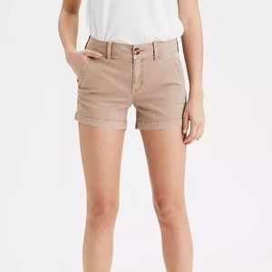 American Eagle Midi Stretch Shorts